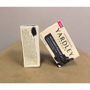 Yardley Activated Charcoal Moisturizing Bath Bar 4oz / 113g   2 Bars